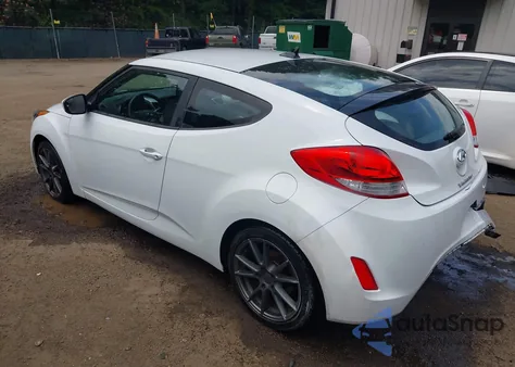 2017 Hyundai Veloster из США, поврежденный, VIN KMHTC6AD2HU306769